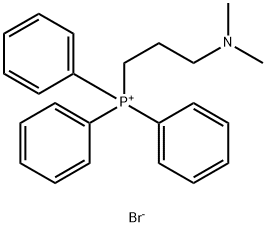 ［3-（ジメチルアミノ）プロピル］トリフェニルホスホニウム　ブロマイド 化学構造式