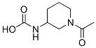 Carbamic  acid,  (1-acetyl-3-piperidinyl)-  (9CI) Struktur