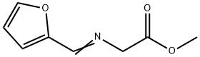 Glycine, N-(2-furanylmethylene)-, methyl ester (9CI) Struktur