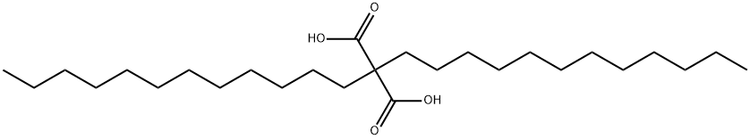 Propanedioic acid, 2,2-didodecyl- 结构式