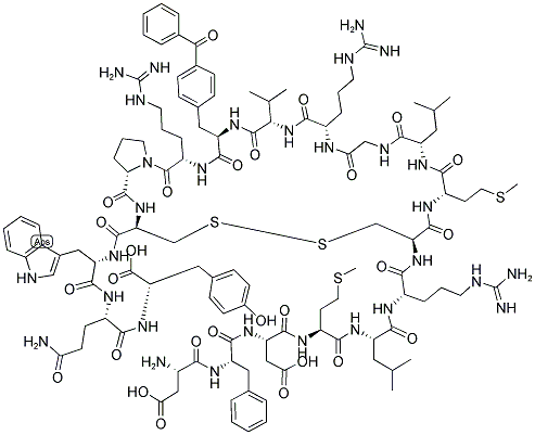 (D-BPA13,TYR19)-MCH (HUMAN, MOUSE, RAT) 结构式