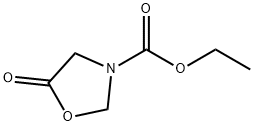 3-Oxazolidinecarboxylicacid,5-oxo-,ethylester(9CI) Struktur