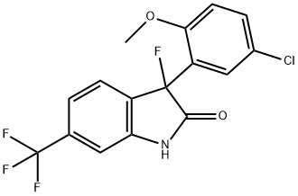 (+/-)-BMS 204352, 183720-28-7, 结构式