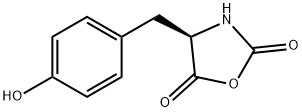 2,5-Oxazolidinedione, 4-[(4-hydroxyphenyl)methyl]-, (R)- (9CI), 183732-21-0, 结构式