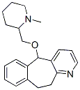 10,11-Dihydro-5-[(1-methyl-2-piperidinyl)methoxy]-5H-benzo[4,5]cyclohepta[1,2-b]pyridine|