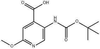 5-(TERT-BUTOXYCARBONYLAMINO)-2-METHOXYPYRIDINE-4-CARBOXYLIC ACID
