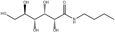N-butyl-D-gluconamide Struktur