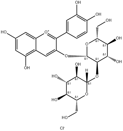 18376-31-3 氯化花青素-3-槐糖苷