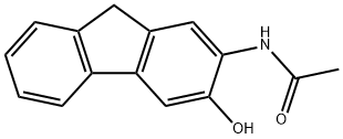 3-HYDROXY-2-ACETYLAMINOFLUORENE Structure