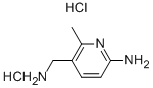 2-AMINO-5-AMINOMETHYL-6-METHYL-PYRIDINE DIHYDROCHLORIDE 结构式