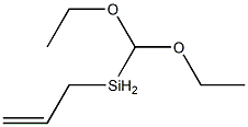 allyldiethoxymethylsilane Structure