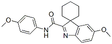 N-(p-Methoxyphenyl)-5'-methoxyspiro[cyclohexane-1,3'-[3H]-indole]-2'-carboxamide|