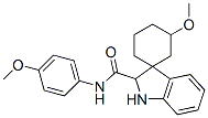 N-(4-Methoxyphenyl)-5-methoxyspiro[cyclohexane-1,3'-indoline]-2'-carboxamide Structure