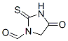 1-Imidazolidinecarboxaldehyde, 4-oxo-2-thioxo- (9CI) 化学構造式