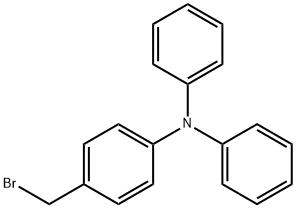 4-(broMoMethyl)-N,N-diphenylaniline 化学構造式