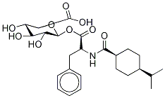 Nateglinide Acyl--D-glucuronide 化学構造式