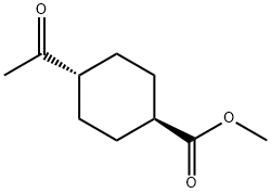 trans-4-Chlorocarbonyl-cyclohexanecarboxylic acid Methyl ester, 183996-94-3, 结构式