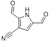 1H-Pyrrole-3-carbonitrile, 2,5-diformyl- (9CI) 化学構造式