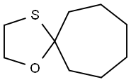1-オキサ-4-チアスピロ[4.6]ウンデカン 化学構造式