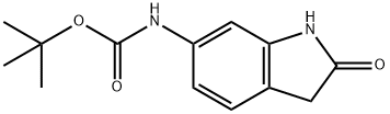 tert-Butyl N-(2-oxo-2,3-dihydro-1H-indol-6-yl)carbamate Structure