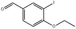 4-エトキシ-3-ヨードベンズアルデヒド 化学構造式
