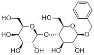 苄基 4-O-(Β-D-吡喃半乳糖基)-Β-D-吡喃葡萄糖苷, 18404-72-3, 结构式