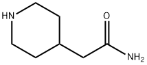 4-Piperidineacetamidehydrochloride 化学構造式