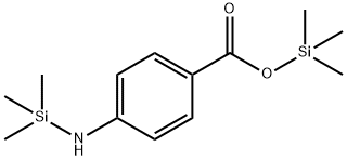 4-[(Trimethylsilyl)amino]benzoic acid trimethylsilyl ester Struktur