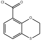 1,4-Benzoxathiin-8-carbonyl chloride, 2,3-dihydro- (9CI) 结构式