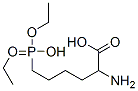 L(+)-2-氨基-6-(O,O'-二乙基磷酸)己酸 结构式