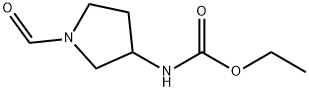 Carbamic  acid,  (1-formyl-3-pyrrolidinyl)-,  ethyl  ester  (9CI),184107-59-3,结构式