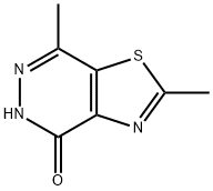 2,7-DIMETHYL[1,3]THIAZOLO[4,5-D]PYRIDAZIN-4(5H)-ONE,184147-91-9,结构式