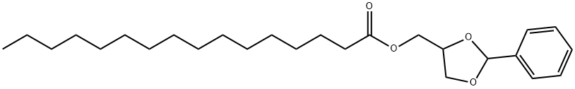 Palmitic acid (2-phenyl-1,3-dioxolan-4-yl)methyl ester Structure