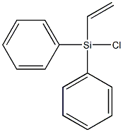 DIPHENYLVINYLCHLOROSILANE Structure