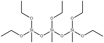 1,1,3,5,5-PENTAETHOXY-1,3,5-TRIMETHYLTRISILOXANE,18419-59-5,结构式