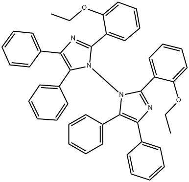 2-(2-Ethoxyphenyl)-4,5-diphenylimidazole-1,2'-dimer Structure