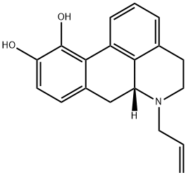 R(-)-N-ALLYLNORAPOMORPHINE HBR 结构式