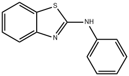N-苯基-2-苯并噻唑胺,1843-21-6,结构式