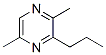 Pyrazine, 2,5-dimethyl-3-propyl- (8CI,9CI),18433-97-1,结构式