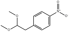 P-NITROBENZENEACETALDEHYDE DIMETHYL ACETAL Struktur