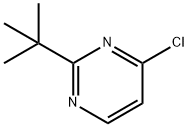 4-CHLORO-2-TERTBUTYLPYRIMIDINE Structure