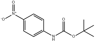 4-硝基苯基氨基甲酸叔丁酯, 18437-63-3, 结构式