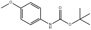 N-BOC-4-甲氧基苯胺 结构式