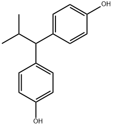4，4’-（2-メチルプロパン-1，1-ジイル）ジフェノール 化学構造式