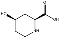 cis-4-D-ヒドロキシピペコリン酸 化学構造式