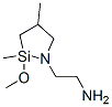 1-(2-aminoethyl)-2-methoxy-2,4-dimethyl-1-aza-2-silacyclopentane Struktur