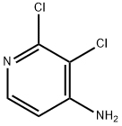 2,3-ジクロロ-4-ピリジンアミン 化学構造式