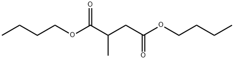 2-Methylbutanedioic acid dibutyl ester Struktur