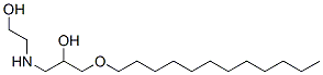 1-(dodecyloxy)-3-[(2-hydroxyethyl)amino]propan-2-ol Structure