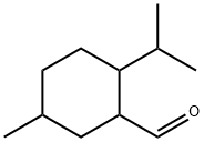 5-甲基-2-(1-甲基乙基)-环己烷甲醛 结构式